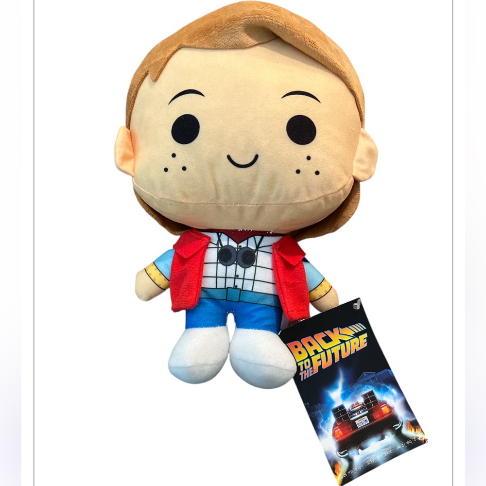 Back to the Future Marty McFly Plushโ Toy 10โ Universal Licensed Collectible